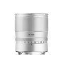 TTArtisan AF-FF 75mm f/2.0 Nikon Z-attacco Argento