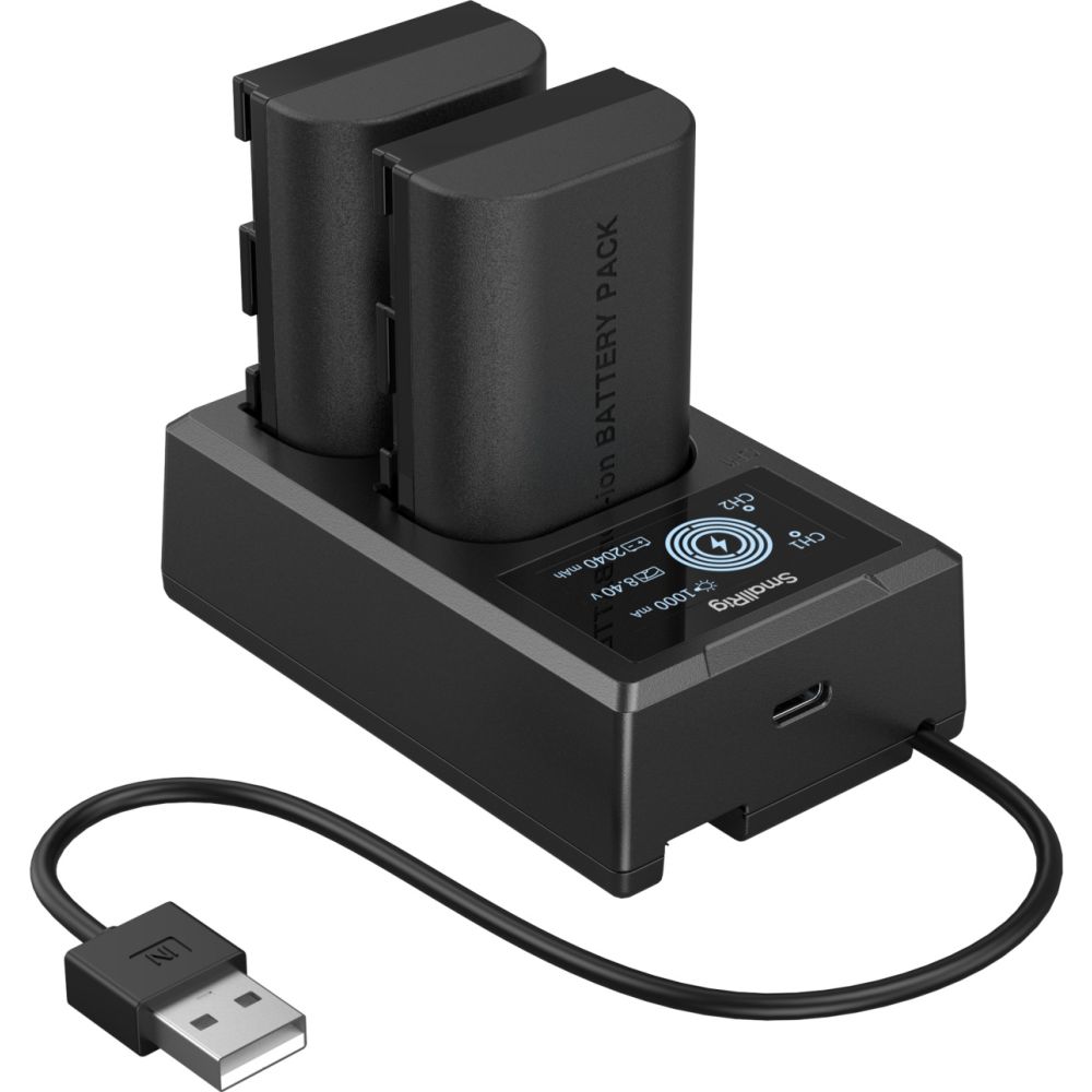 SmallRig 5409 Camera Battery and Charger Kit for Canon LP-E6P