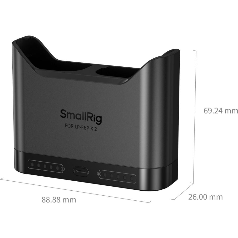 Caricabatterie per fotocamera SmallRig 5490 per LP-E6P