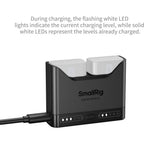 Caricabatterie per fotocamera SmallRig 5493 per NP-FW50