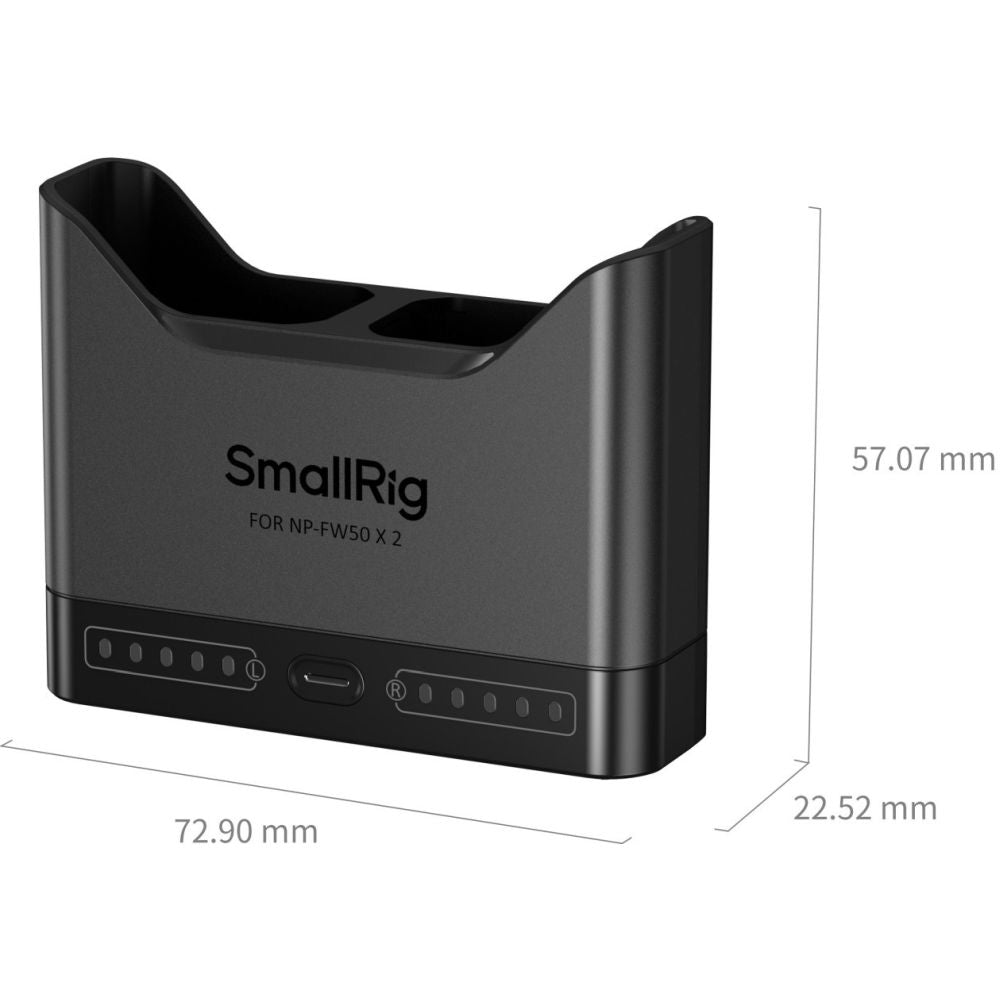 Caricabatterie per fotocamera SmallRig 5493 per NP-FW50