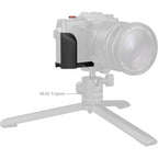 SmallRig 5663 Piastra di montaggio a L con impugnatura in silicone per FUJIFILM X-T30 / X-T30 II / X-T30 III, nera