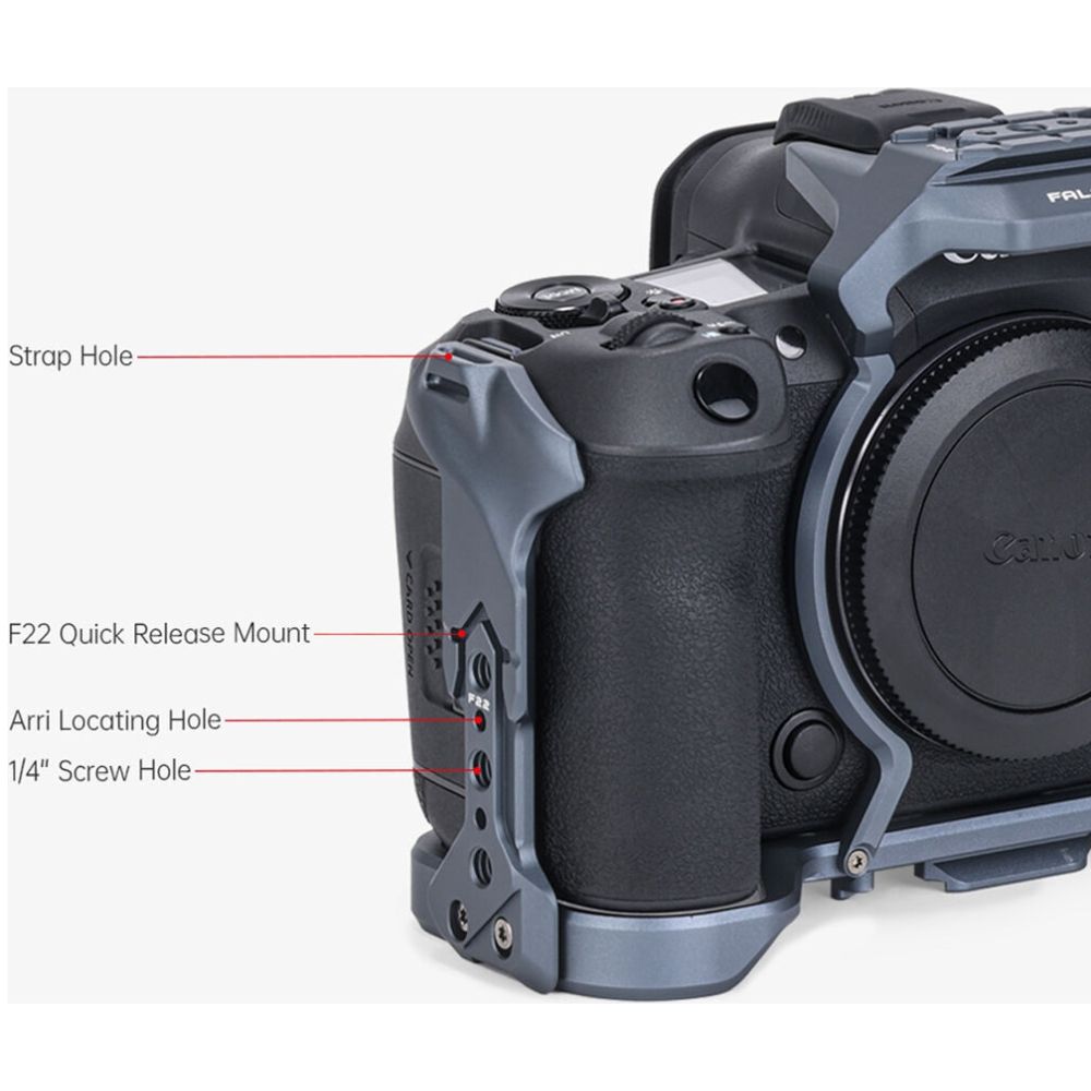Falcam F22 & F38 & F50 Quick Release Camera Cage for EOS R5/R5II/R6/R6 II (C00B4802)