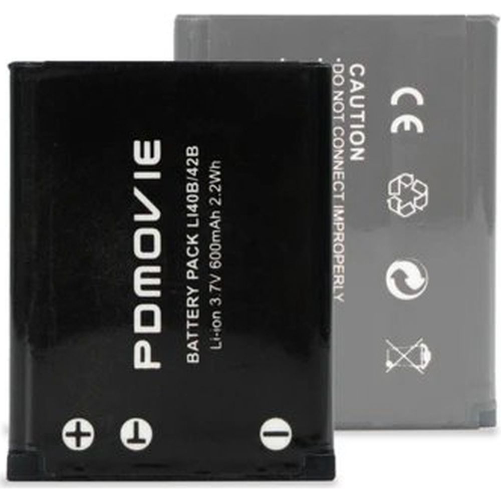 Batteria PDMovie Li42B x 3 (3,7 V 600 mAh 2,2 Wh)