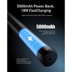 Telesin Power Bastone per selfie 2.0 - 102 cm, 18 W, 5000 mAh