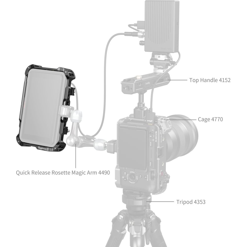 SmallRig 5708 Monitor Cage Kit for Atomos Ninja TX