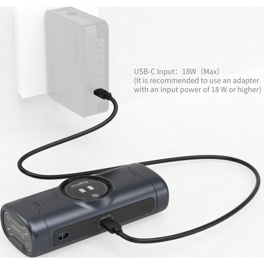 Custodia caricabatteria portatile SmallRig 5107 per batterie per fotocamera EN-EL15c