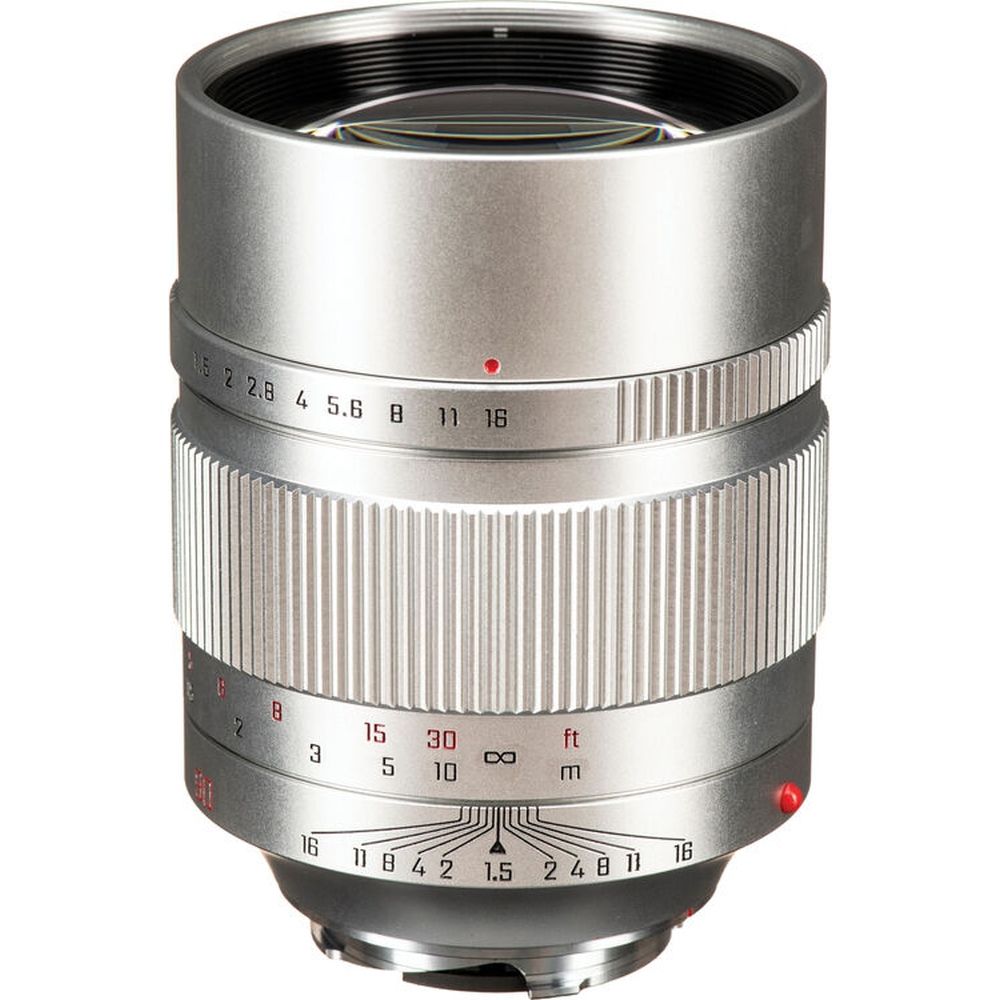 Zhongyi Mitakon 90mm f/1.5 Leica M argento