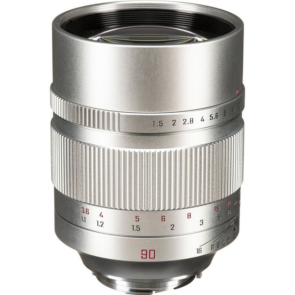 Zhongyi Mitakon 90mm f/1.5 Leica M argento