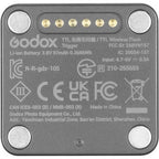 Flash wireless Godox X5 con slitta e trigger per iT32 e Canon