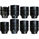 DZOFILM Vespid Kit obiettivi 8 (16-25-35-50-75-100-125-90) PL & EF (scala in piedi)