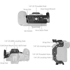 SmallRig 5953 "HawkLock" Mezza gabbia a sgancio rapido per Canon EOS R6 Mark III / R6 Mark II / R5 Mark II