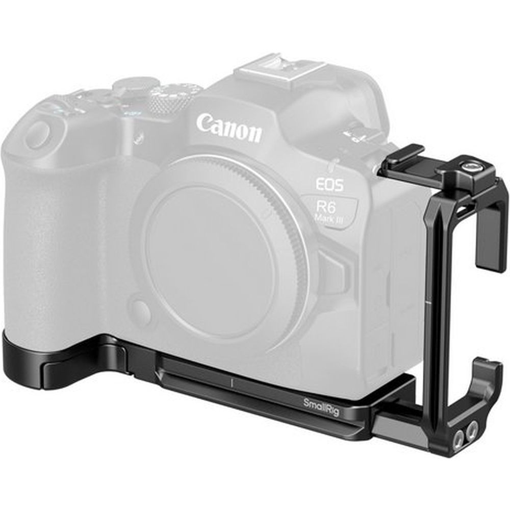 Piastra di montaggio a L SmallRig 5962 con slot AirTag per Canon EOS R6 Mark III / R6 Mark II / R5 Mark II