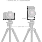 Piastra di montaggio a L SmallRig 5962 con slot AirTag per Canon EOS R6 Mark III / R6 Mark II / R5 Mark II