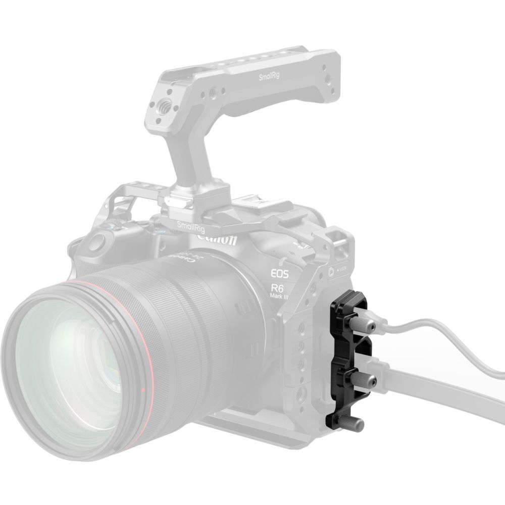 SmallRig 5969 Morsetto per cavo HDMI e USB-C per gabbia per Canon EOS R6 Mark III / R5 Mark II