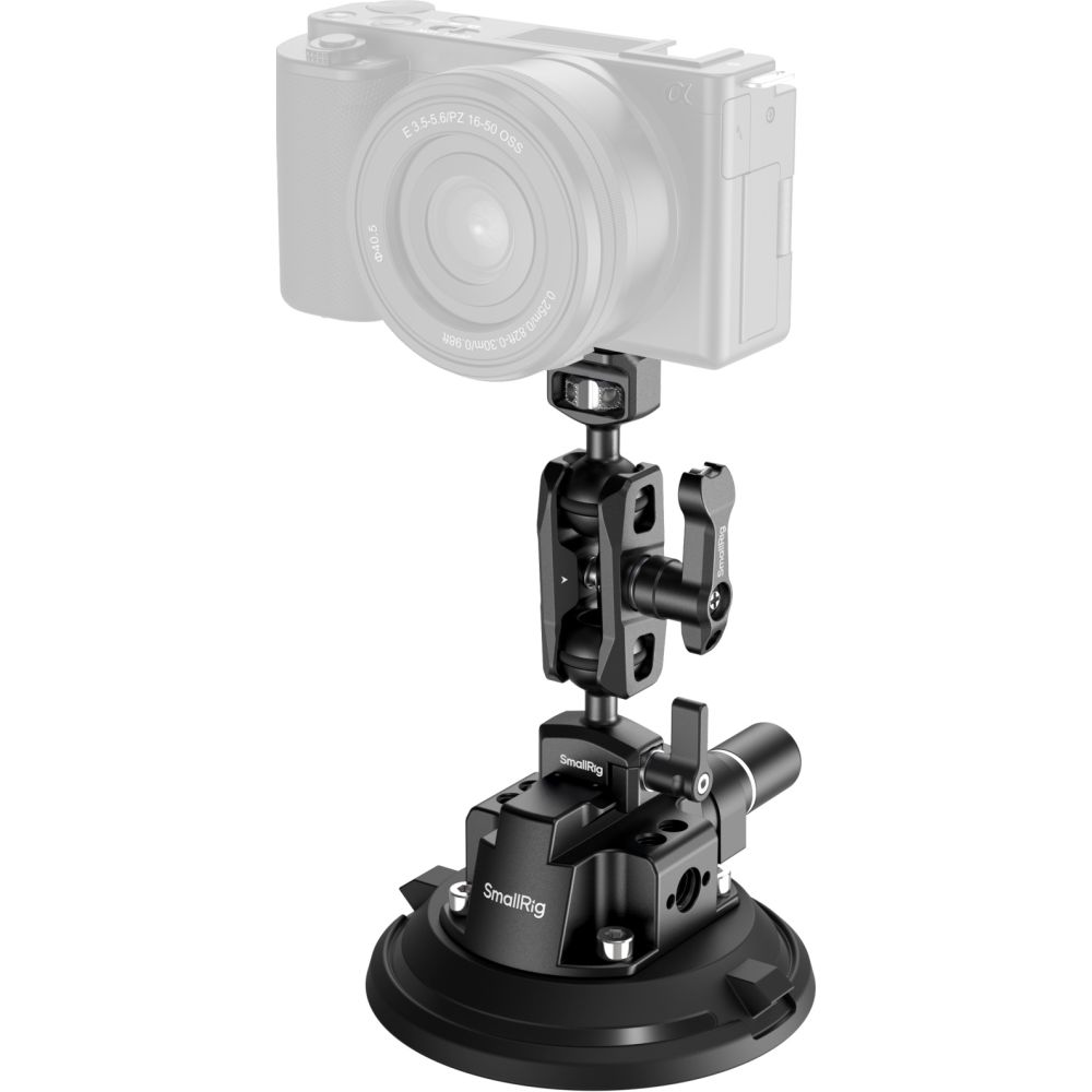 SmallRig 4236C 4" Suction Cup Camera Mount Kit for Vehicle Shooting