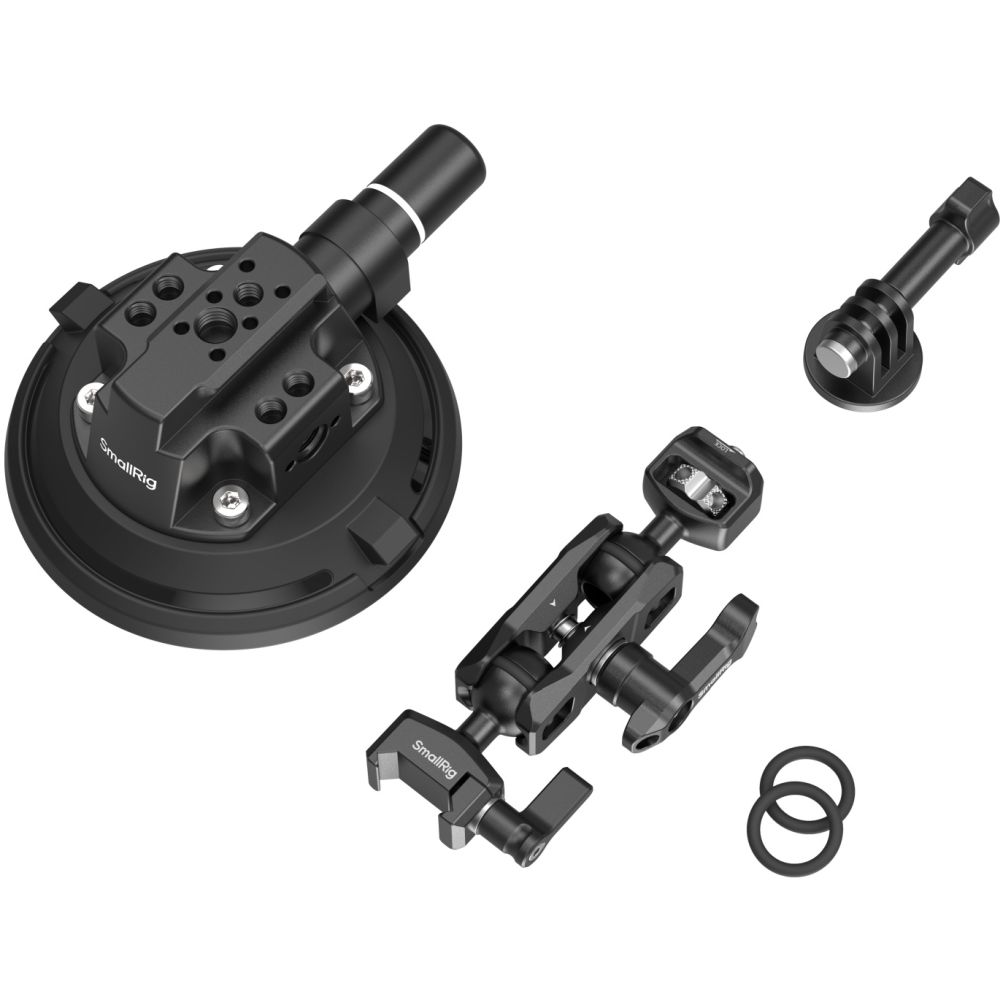 SmallRig 4236C 4" Suction Cup Camera Mount Kit for Vehicle Shooting