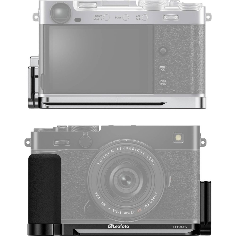 Staffa a L Leofoto per Fujifilm X-E5 nera