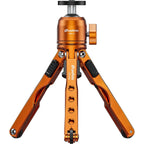 Treppiede da tavolo Leofoto MT-03mini + testa a sfera MBH-20 (arancione)