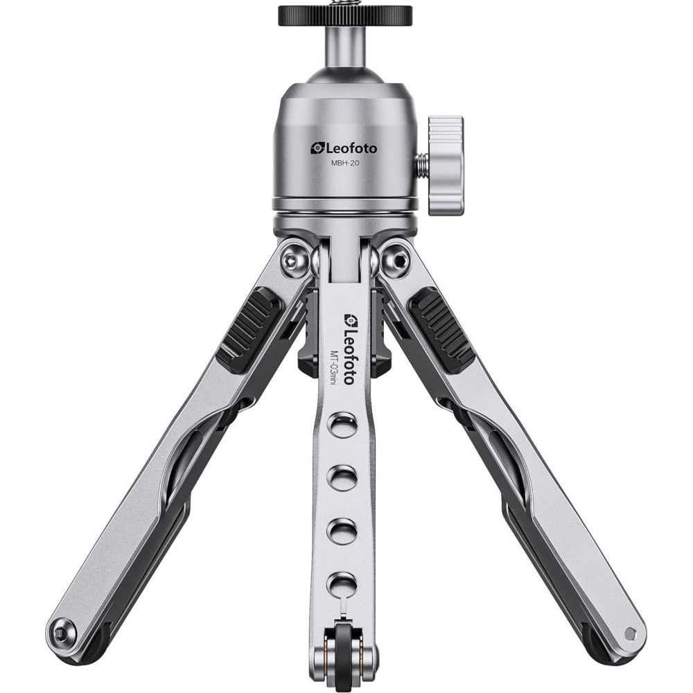 Leofoto MT-03mini table tripod + MBH-20 ballhead (silver)