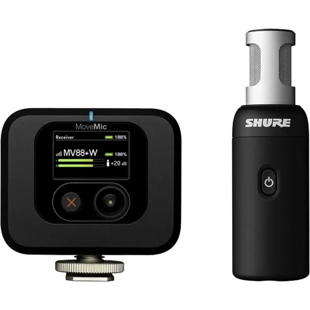 Kit video Shure MoveMic MV88+ (microfono + ricevitore telecamera)