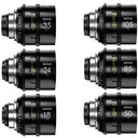 DZOFILM Vespid Prime 2 18/24/35/50/85/105mm T1.9 PL con Custodia (meter scale)
