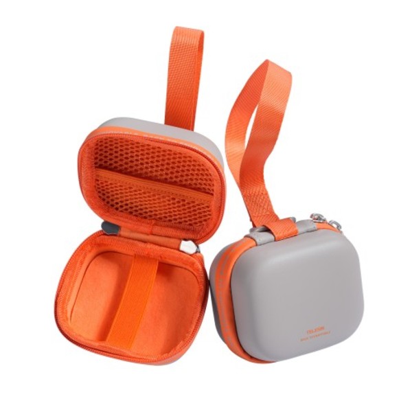Custodia rigida universale Telesin Mini Action Cam – Grigio/Arancione