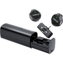 Set microfono wireless Ulanzi A21 con custodia USB-C - Nero
