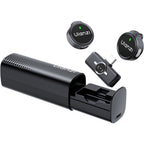 Set microfono wireless Ulanzi A21 con custodia USB-C - Nero