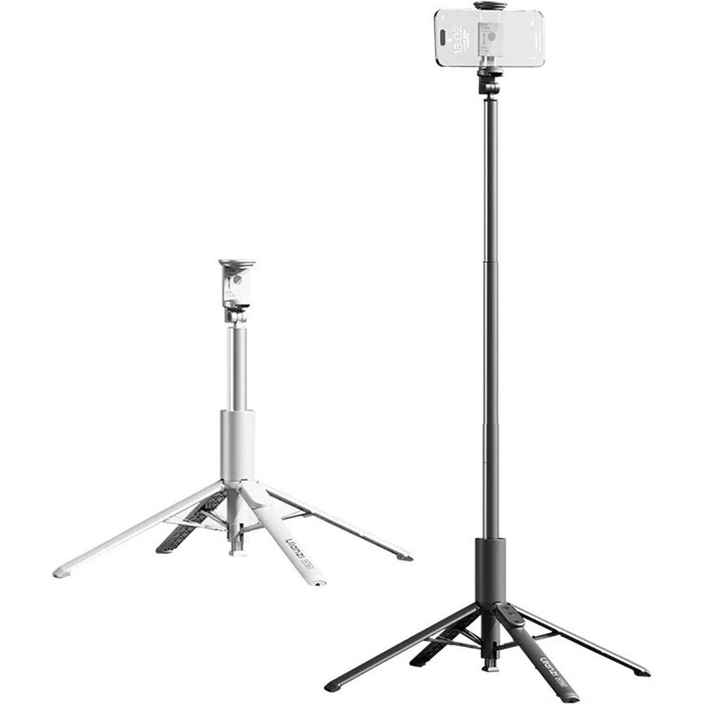 Ulanzi MT86 Treppiede Quadpod Auto-Open 150cm con morsetto - Bianco