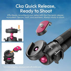 Treppiede flessibile Ulanzi MT91 Octopus con sgancio rapido Cka