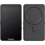 Ulanzi VM1 Selfie Vlog Monitor wired with microphone input