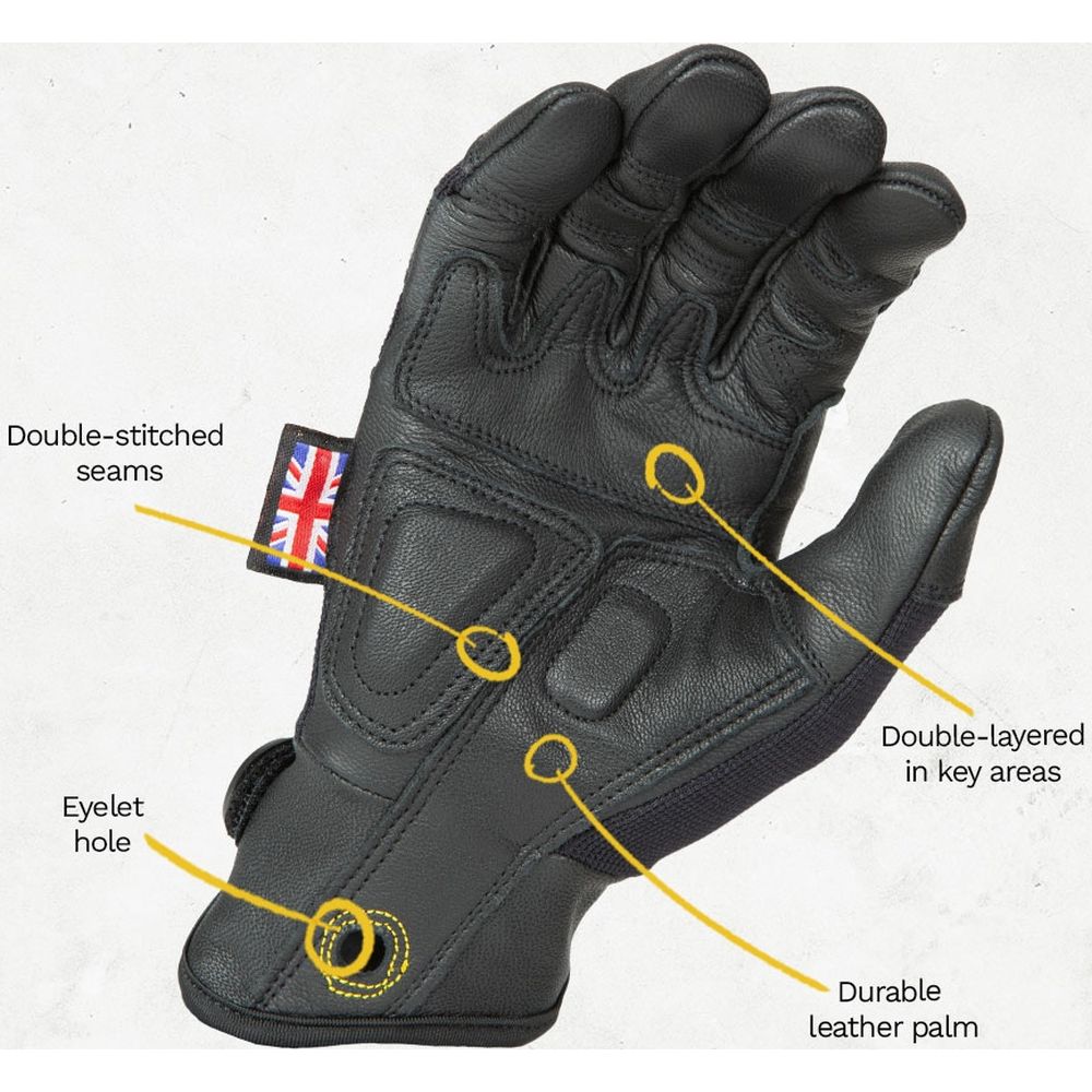 Guanto Dirty Rigger Leather Impugnatura 3.0 a dita intere XXL
