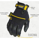 Dirty Rigger Leather Grip 3.0 Glove Full Fingered L