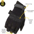 Guanto Rigger Dirty Rigger Comfort Fit Nero Edition XXL