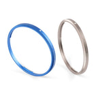 NiSi RING Cap Kit for Ricoh GR4 1x Royal Blue, 1x Titanium Grey