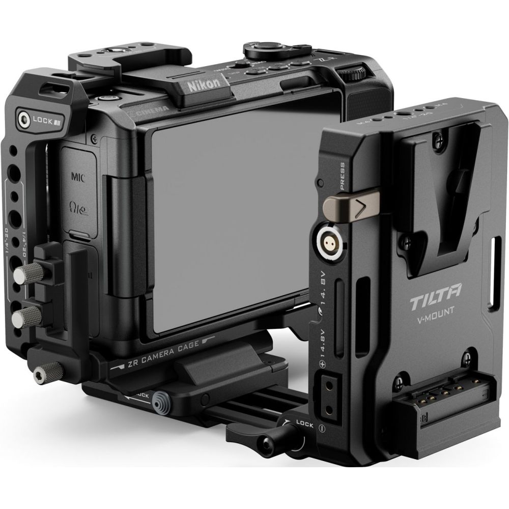Tilta Camera Cage for Nikon ZR Power Kit - Black