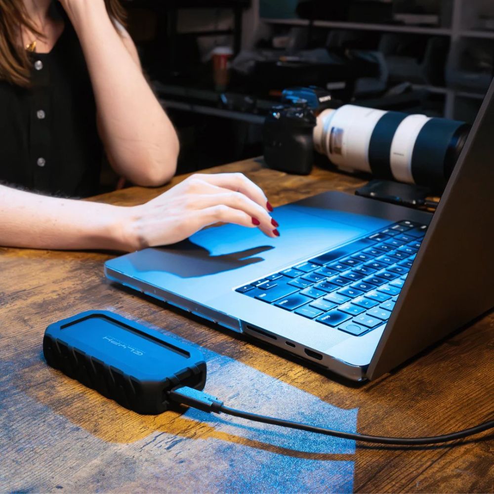 Glyph Atom EX20 SSD NVMe USB-C ad alta intensità (3.2, Gen 2x2) alimentato tramite bus - 4 TB