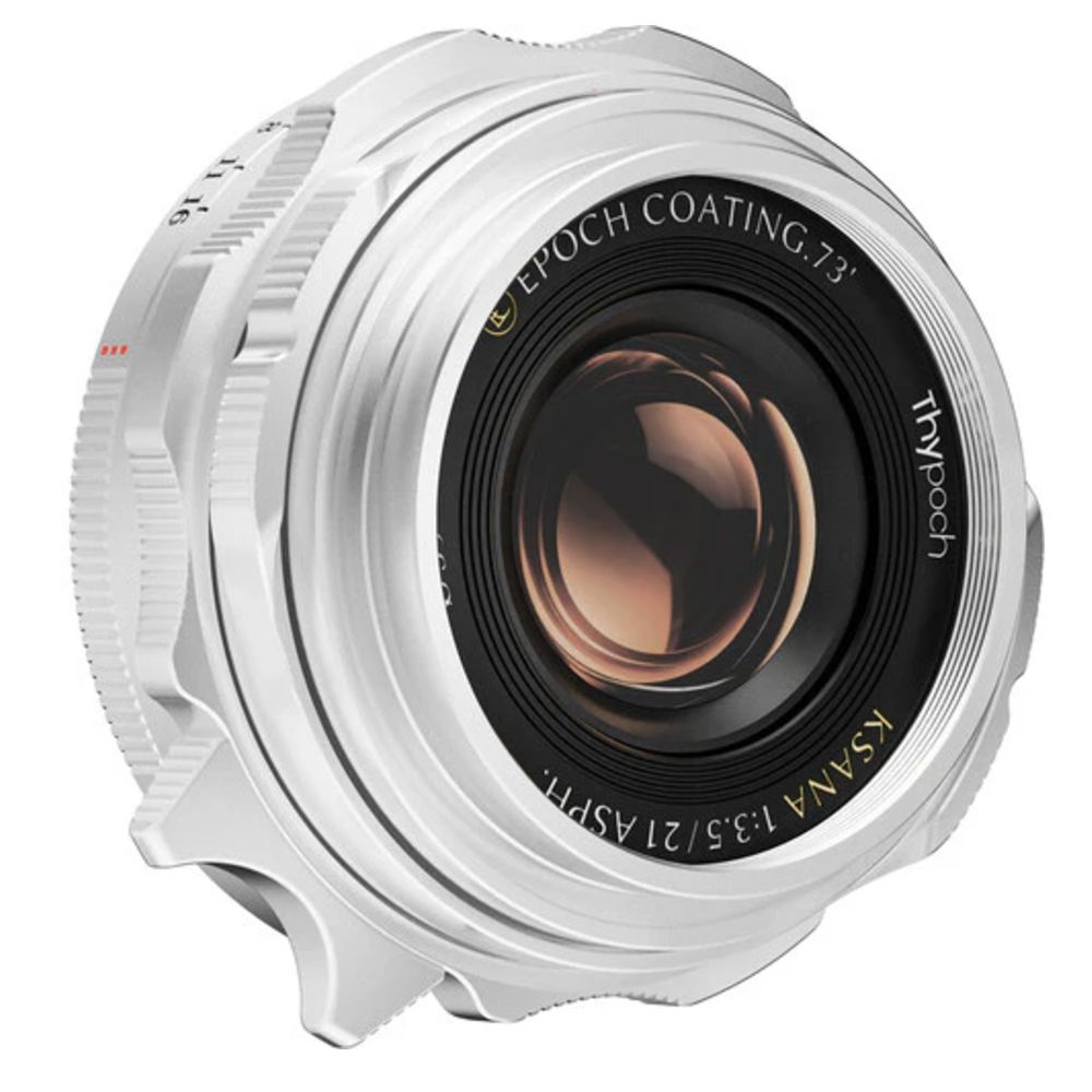 Thypoch Full-frame Ksana 21mm f/3.5 ASPH for Leica M mount, silver