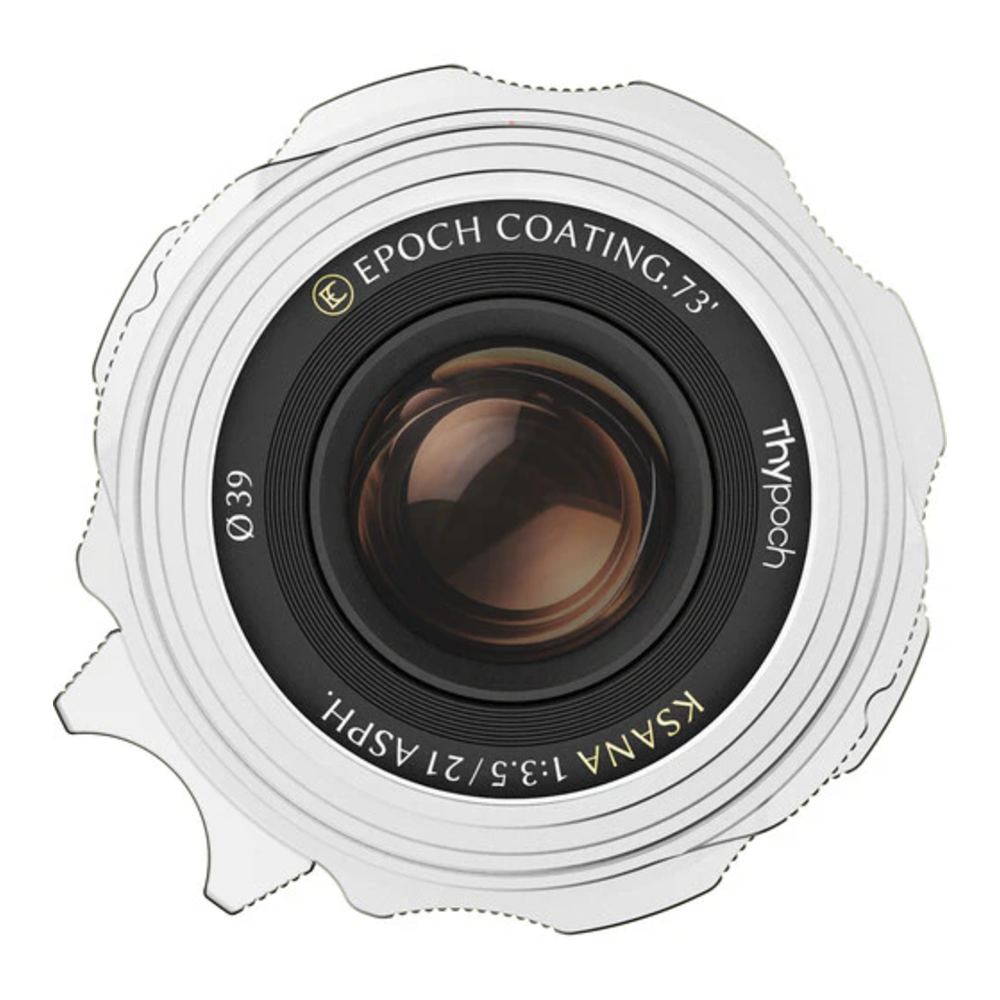 Thypoch Full-frame Ksana 21mm f/3.5 ASPH for Leica M mount, silver