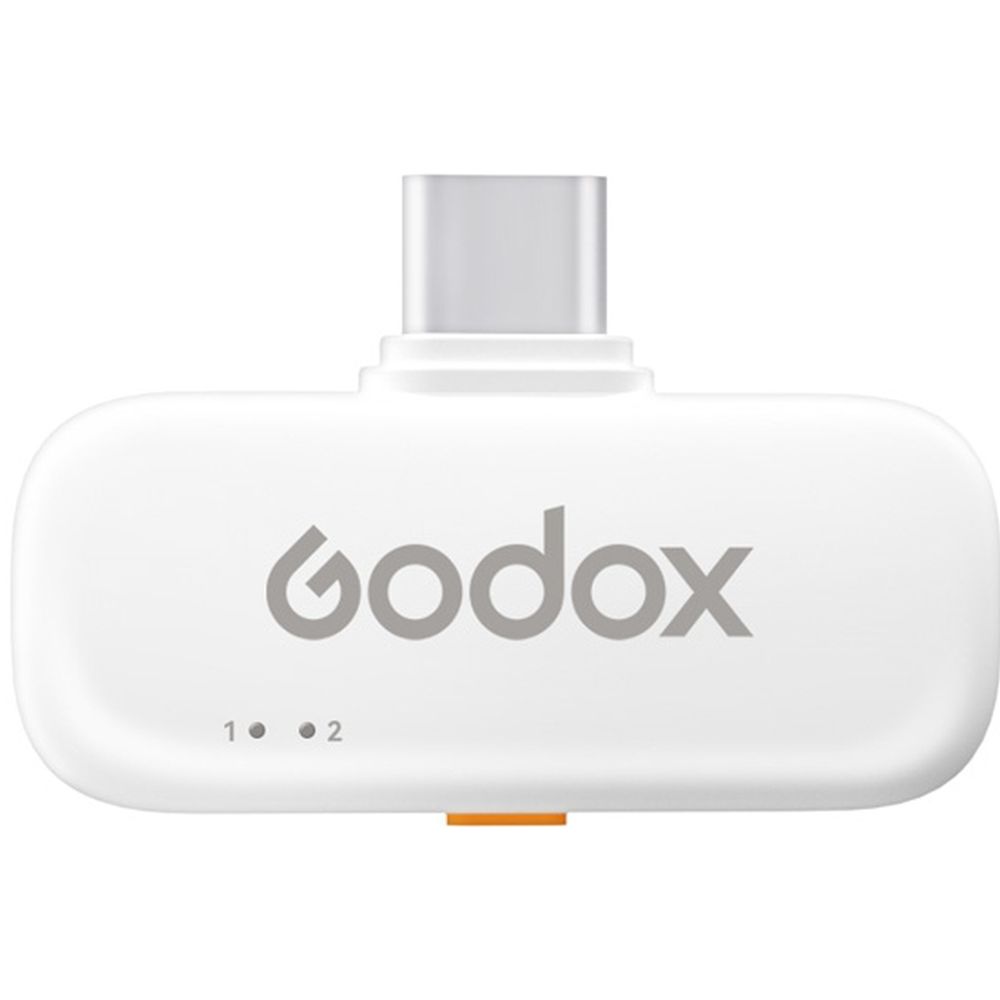 Godox C01 Kit 2 Sistema microfonico wireless 2.4G bianco