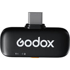 Godox C01 Kit 2 Sistema microfonico wireless 2.4G Nero