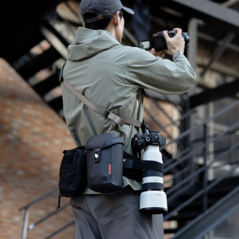 PGYTech OneMo Photography Waist Belt, Dark Night Camo