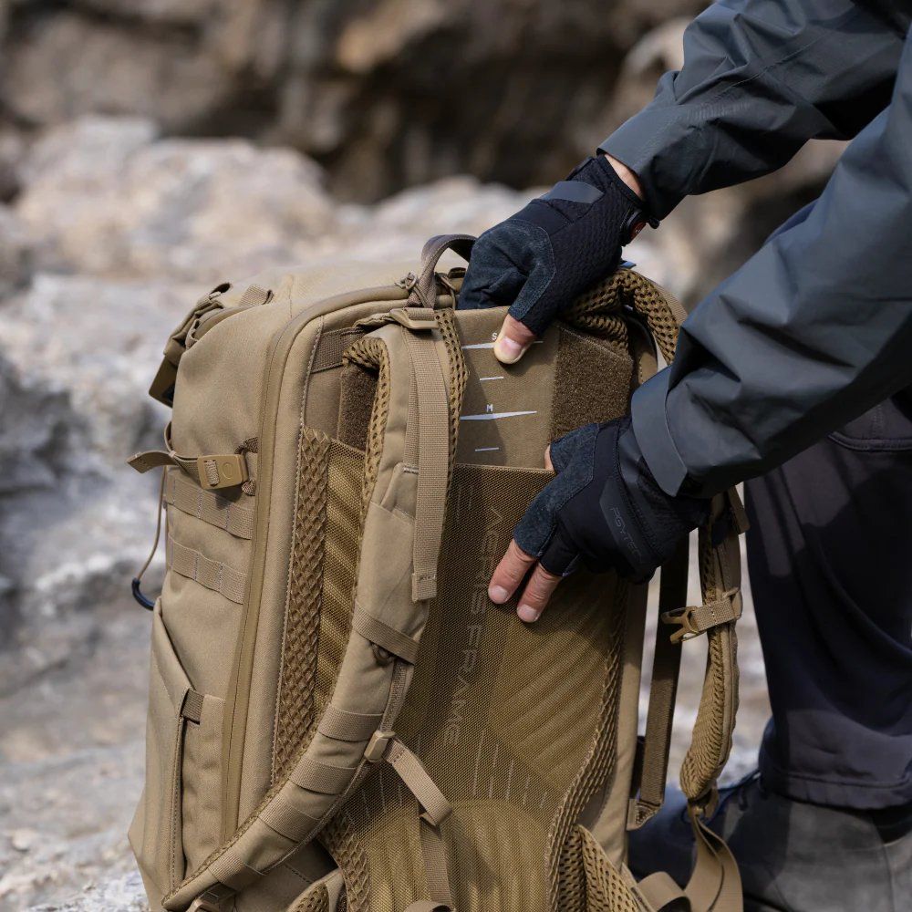 Zaino tattico PGYTech OneMo 35L, marrone coyote