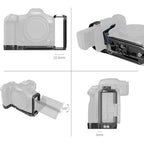 Piastra di montaggio a L SmallRig 4983B per Canon EOS R5 Mark II