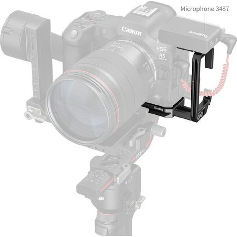 Piastra di montaggio a L SmallRig 4983B per Canon EOS R5 Mark II