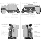 Kit gabbia "HawkLock" avanzato SmallRig 6028 per Sony Alpha 7 V / 7R V / 7 IV