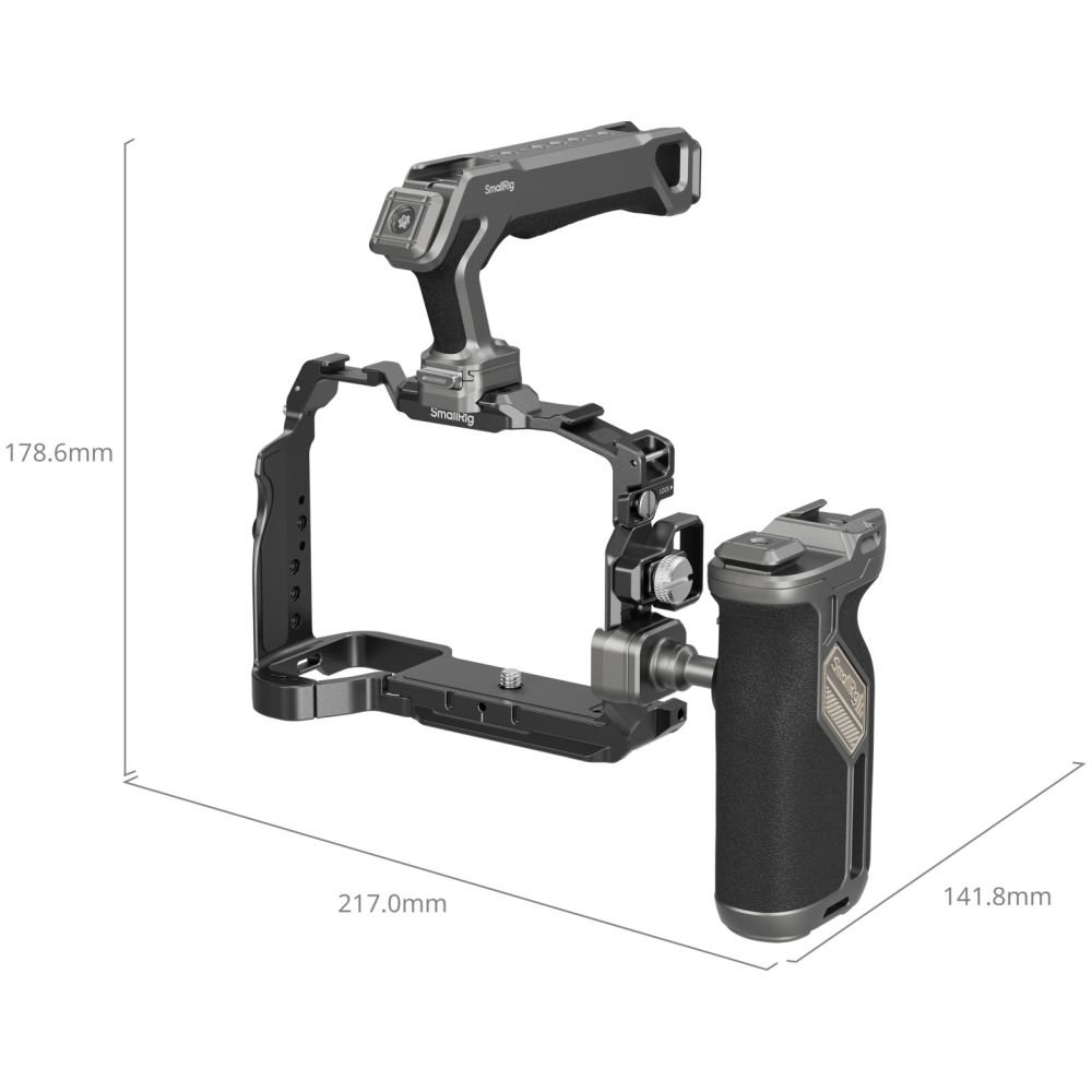 Kit gabbia "HawkLock" avanzato SmallRig 6028 per Sony Alpha 7 V / 7R V / 7 IV
