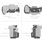 SmallRig 6029 "Rhinoceros" Gabbia per Sony Alpha 7 V / 7R V / 7 IV