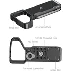 SmallRig 6033 Baseplate con slot AirTag per Sony Alpha 7 V / 7R V / 7 IV
